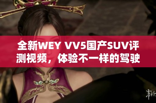 全新WEY VV5国产SUV评测视频，体验不一样的驾驶乐趣