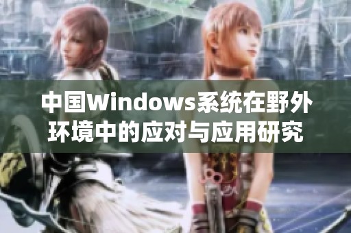 中国Windows系统在野外环境中的应对与应用研究