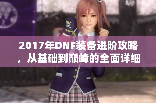 2017年DNF装备进阶攻略，从基础到巅峰的全面详细解析