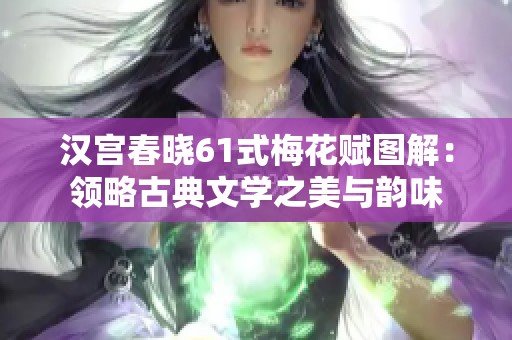 汉宫春晓61式梅花赋图解：领略古典文学之美与韵味