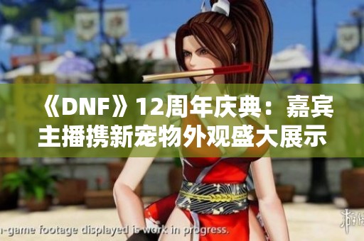 《DNF》12周年庆典：嘉宾主播携新宠物外观盛大展示