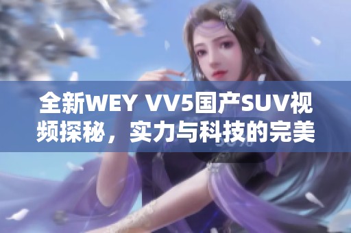 全新WEY VV5国产SUV视频探秘，实力与科技的完美结合