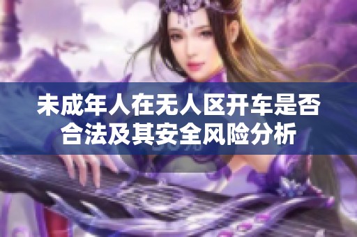 未成年人在无人区开车是否合法及其安全风险分析