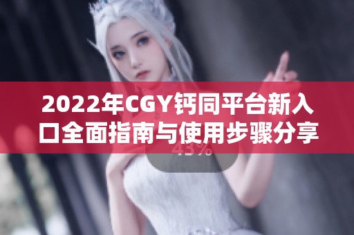 2022年CGY钙同平台新入口全面指南与使用步骤分享