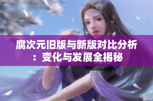 腐次元旧版与新版对比分析：变化与发展全揭秘