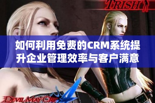 如何利用免费的CRM系统提升企业管理效率与客户满意度