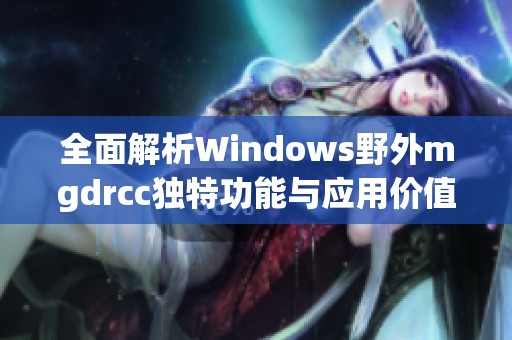 全面解析Windows野外mgdrcc独特功能与应用价值