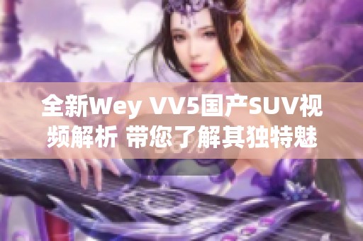 全新Wey VV5国产SUV视频解析 带您了解其独特魅力