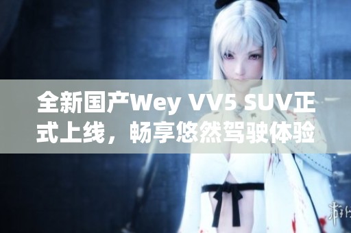 全新国产Wey VV5 SUV正式上线，畅享悠然驾驶体验