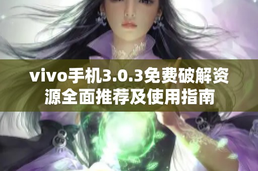 vivo手机3.0.3免费破解资源全面推荐及使用指南