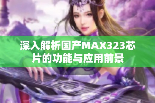 深入解析国产MAX323芯片的功能与应用前景