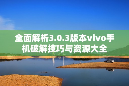 全面解析3.0.3版本vivo手机破解技巧与资源大全