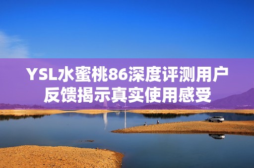 YSL水蜜桃86深度评测用户反馈揭示真实使用感受