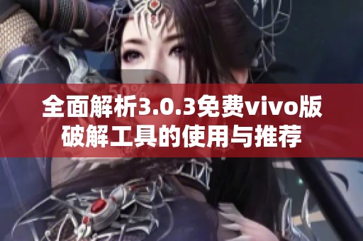 全面解析3.0.3免费vivo版破解工具的使用与推荐