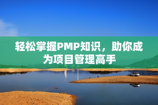 轻松掌握PMP知识，助你成为项目管理高手