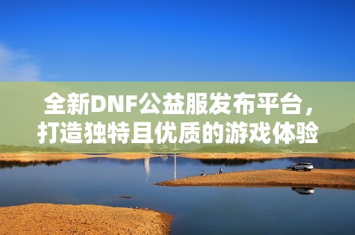 全新DNF公益服发布平台，打造独特且优质的游戏体验服务