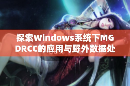 探索Windows系统下MGDRCC的应用与野外数据处理方法