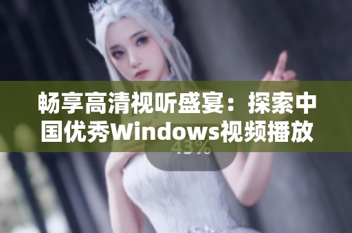 畅享高清视听盛宴：探索中国优秀Windows视频播放软件