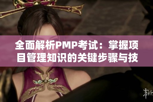 全面解析PMP考试：掌握项目管理知识的关键步骤与技巧