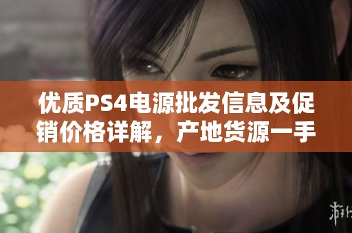 优质PS4电源批发信息及促销价格详解，产地货源一手掌握