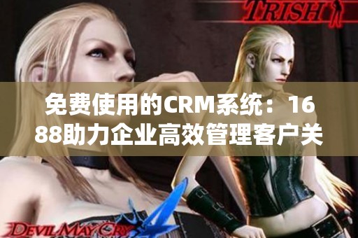 免费使用的CRM系统：1688助力企业高效管理客户关系