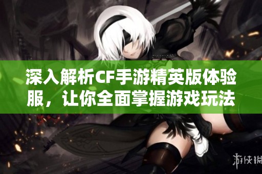 深入解析CF手游精英版体验服，让你全面掌握游戏玩法与技巧