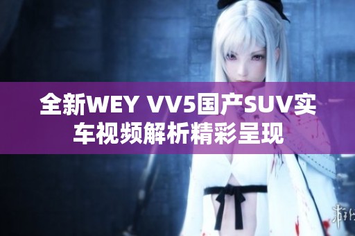 全新WEY VV5国产SUV实车视频解析精彩呈现