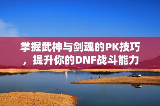 掌握武神与剑魂的PK技巧，提升你的DNF战斗能力