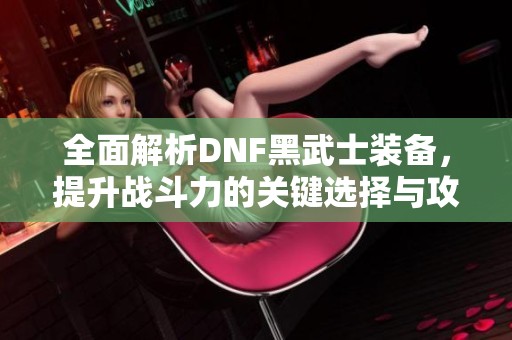 全面解析DNF黑武士装备，提升战斗力的关键选择与攻略