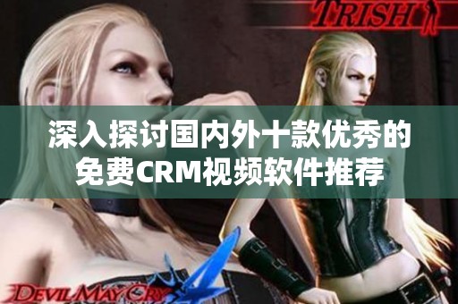 深入探讨国内外十款优秀的免费CRM视频软件推荐