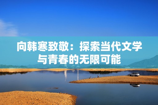 向韩寒致敬：探索当代文学与青春的无限可能