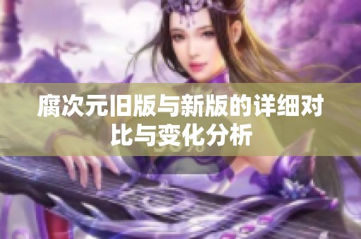 腐次元旧版与新版的详细对比与变化分析