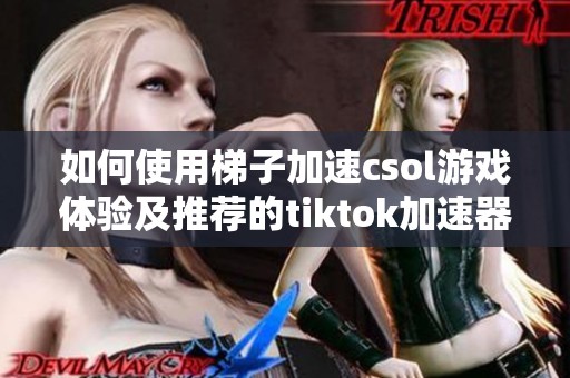 如何使用梯子加速csol游戏体验及推荐的tiktok加速器