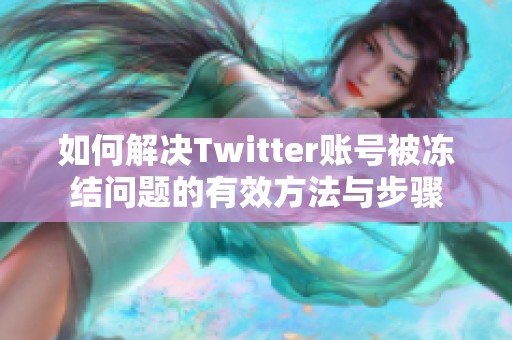 如何解决Twitter账号被冻结问题的有效方法与步骤