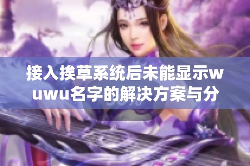 接入挨草系统后未能显示wuwu名字的解决方案与分析