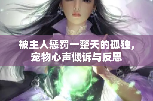 被主人惩罚一整天的孤独，宠物心声倾诉与反思