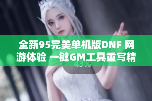 全新95完美单机版DNF 网游体验 一键GM工具重写精彩冒险